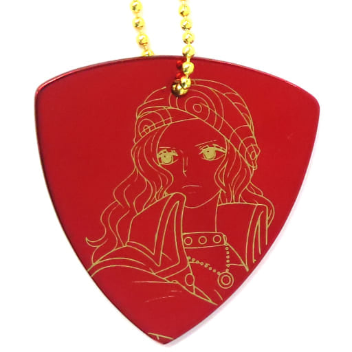 Nico Robin Metal Pick Charm Keychain - One Piece FILM RED Theater Goods - Approx. 35 x 35 mm (Zinc Alloy, Toei)