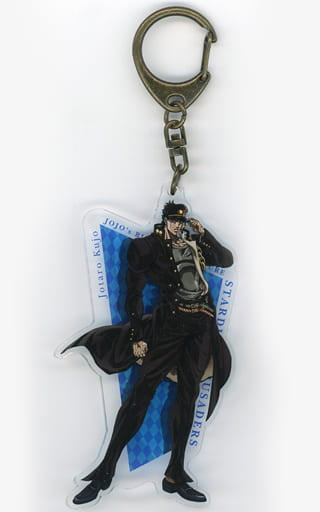 Jotaro Kujo Acrylic Keychain - JoJo's Bizarre Adventure 10th Anniversary Exhibition (Benelic, Approx. 65 mm)
