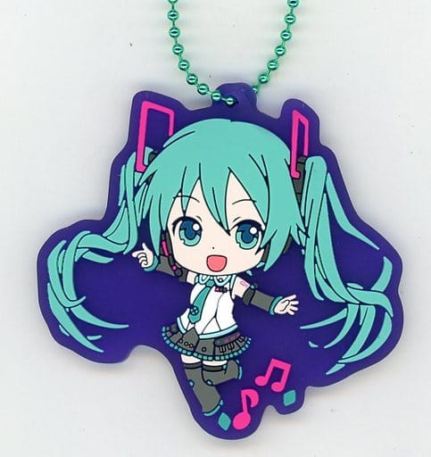 Hatsune Miku Rubber Mascot - Magical Mirai 10th Anniversary Gashapon Kuji B-3 Prize (Approx. 60 mm, Bandai)
