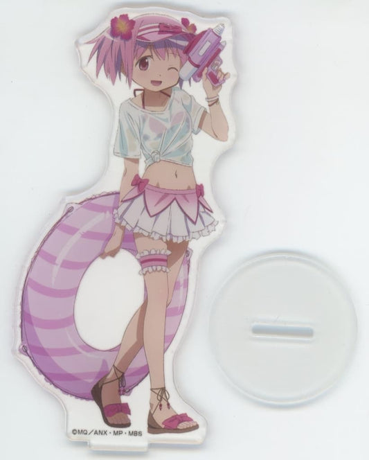 Madoka Kaname BIG Acrylic Stand - Puella Magi Madoka Magica × Don Quijote Collaboration - Approx. 160 mm (Medicos Entertainment) Pre-owned