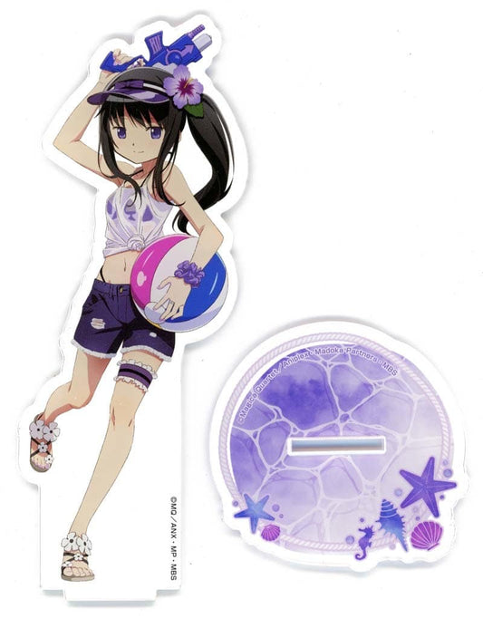 Homura Akemi Big Acrylic Stand - Puella Magi Madoka Magica × Don Quijote Collaboration (Medicos Entertainment) - Approx. 160 mm