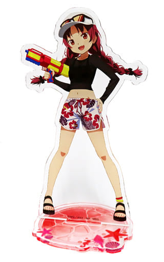 Kyoko Sakura BIG Acrylic Stand - Puella Magi Madoka Magica × Don Quijote Collaboration - MEDICOS ENTERTAINMENT - Approx. 160 mm - Pre-owned