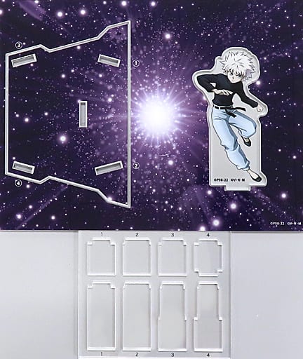 Killua Zoldyck Acrylic Stand - WEB Kuji HUNTER×HUNTER 3rd Series “Decisive Battle! Chimera Ant!!” C-2 Prize (Height Approx. 100 mm, Di-Techno)