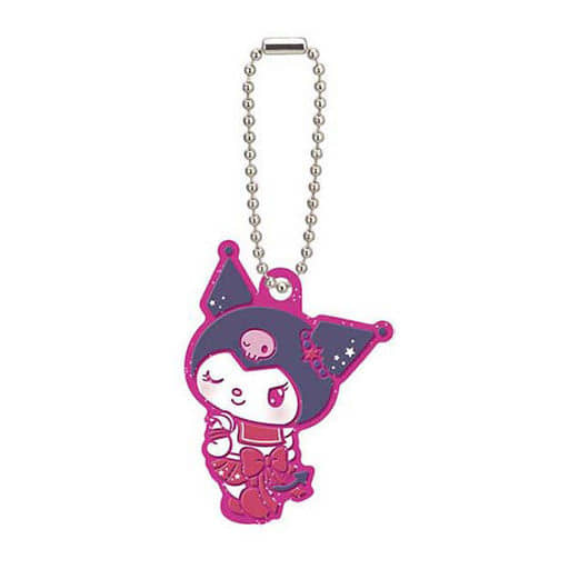 Kuromi Rubber Mascot - Sailor Moon Eternal × Sanrio Characters Capsule Toy with Ball Chain - Height Approx. 60 mm - Bandai