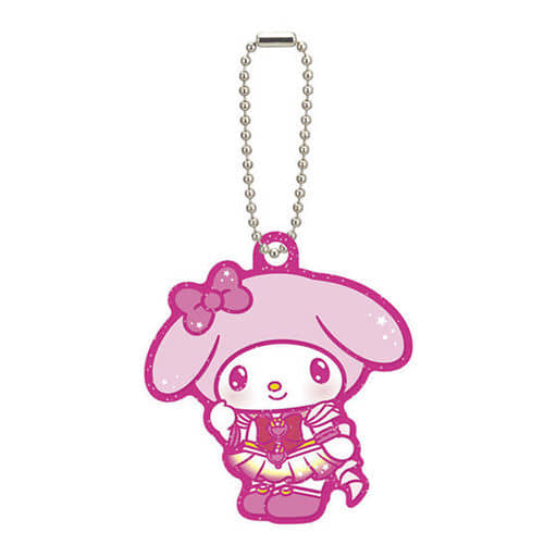 My Melody Rubber Mascot Keychain - Sailor Moon Eternal × Sanrio Characters Rubber Mascot 2 - Bandai - Height Approx. 60 mm (Pre-owned)