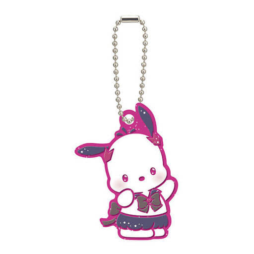 Pochacco Rubber Mascot Keychain - Sailor Moon Eternal x Sanrio Characters Rubber Mascot 2 (Bandai, Ball Chain, Height Approx. 60 mm) - Pre-owned
