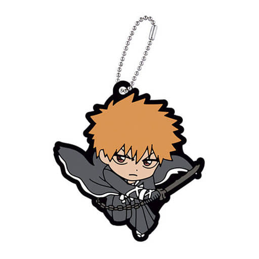 Ichigo Kurosaki BLEACH: Thousand-Year Blood War Capsule Rubber Mascot Keychain by Bandai