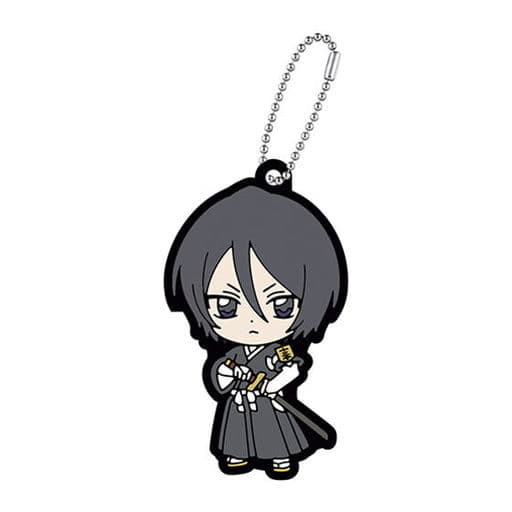 Rukia Kuchiki BLEACH: Thousand-Year Blood War Capsule Rubber Mascot Keychain by Bandai, Pre-Owned