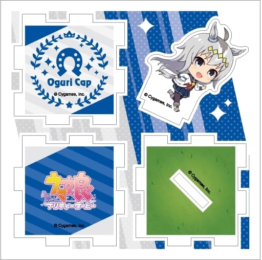 Oguri Cap Acrylic Puzzle Plate Vol.1 - Umamusume Pretty Derby Character Puchi Acrylic Puzzle Plate (amiami, Mini Diorama, Pre-owned)