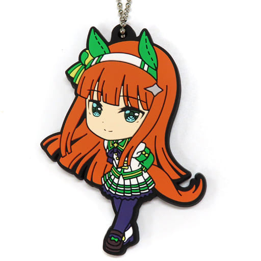 Silence Suzuka Rubber Mascot Kyun Chara Illustrations - Ichiban Kuji Uma Musume Pretty Derby 2nd Edition I Prize (Approx. 6cm)