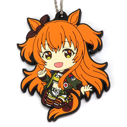 Mayano Top Gun Rubber Mascot Keychain - Ichiban Kuji Umamusume Pretty Derby 2nd Series I Prize (Approx. 6cm, BANDAI SPIRITS)