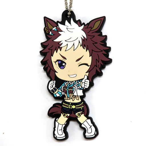 Mejiro Ryan Rubber Mascot Kyun Chara Illustrations - Ichiban Kuji Uma Musume Pretty Derby 2nd Series I Prize (Approx. 6cm, BANDAI SPIRITS)