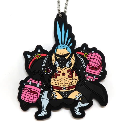 Franky Rubber Mascot (J Prize) - One Piece FILM RED Ichiban Kuji Rubber Keychain Length Approx. 6.5 cm - BANDAI SPIRITS (Pre-owned)