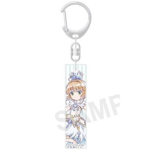 Sakura Kinomoto B Bar Collection Acrylic Keychain - Cardcaptor Sakura Clear Card Arc (GRANUP, Pre-owned, 60×Approx. 60 x 15 x 6 mm)