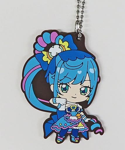 Cure Spicy Capsule Rubber Mascot - Delicious Party Pretty Cure Capsule Rubber Mascot 2 (Bandai, Approx. 6 cm) Pre-owned