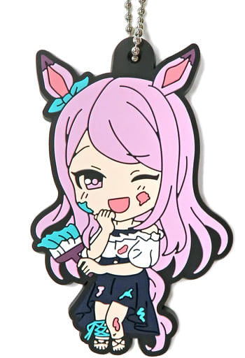 Mejiro McQueen Rubber Keychain - Painter Style - Umamusume Pretty Derby (Bandai Spirits, Prize, ~7cm)