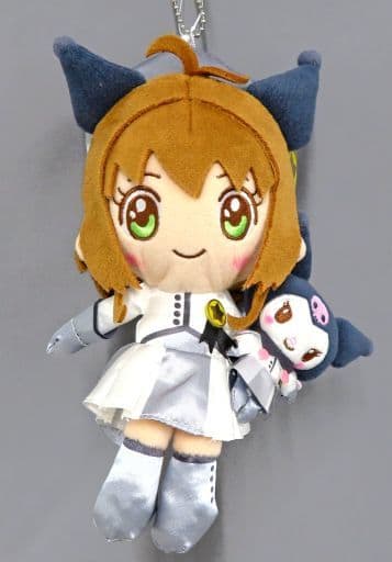 Sakura Kinomoto & Kuromi Mascot Holder - Cardcaptor Sakura × Sanrio Characters - Sanrio Mascot Keychain (Approx. 10.5 x 10 x 18.8 cm) Pre-owned