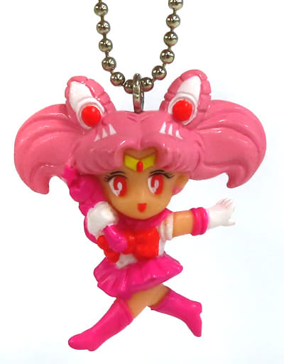 Sailor Chibi Moon Keychain - Sailor Moon S "Sailor Swing 2" Capsule Toy Approx. 5 cm (Pre-owned) - Bandai