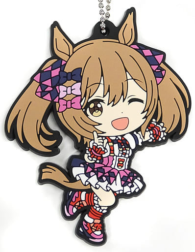 Smart Falcon Rubber Mascot Keychain - Uma Musume Pretty Derby Ichiban Kuji Vol.3 G Prize (Approx. 6cm) by BANDAI SPIRITS