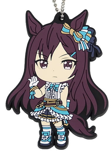 Mejiro Dobel Rubber Mascot Keychain - Ichiban Kuji Uma Musume Pretty Derby Vol.3 G Prize (Approx. 6cm) - BANDAI SPIRITS