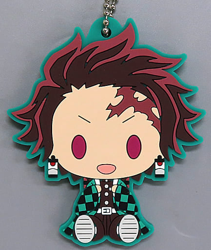 Tanjiro Kamado Chokonoko Rubber Mascot Keychain G Prize from Demon Slayer: Kimetsu no Yaiba Hashira Collection by BANDAI SPIRITS