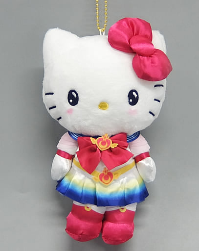 Hello Kitty (Sailor Moon) Mascot Holder - Sailor Moon Eternal × Sanrio Characters - Approx. 20 cm - Sanrio (Pre-owned)