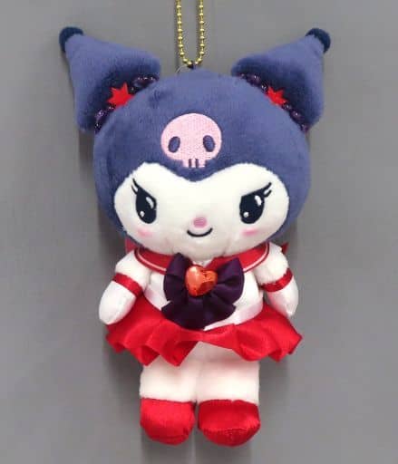 Kuromi (Sailor Mars) Mascot Holder - Sailor Moon Eternal × Sanrio Characters - Sanrio - Approx. 20 cm