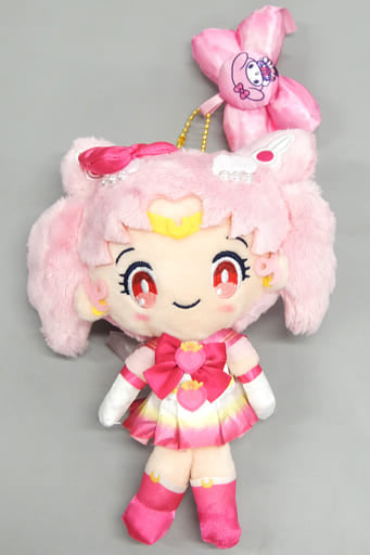 Sailor Chibi Moon Mascot Holder Keychain - Sailor Moon Eternal × Sanrio Characters - Sanrio Approx. 20 cm Pre-owned