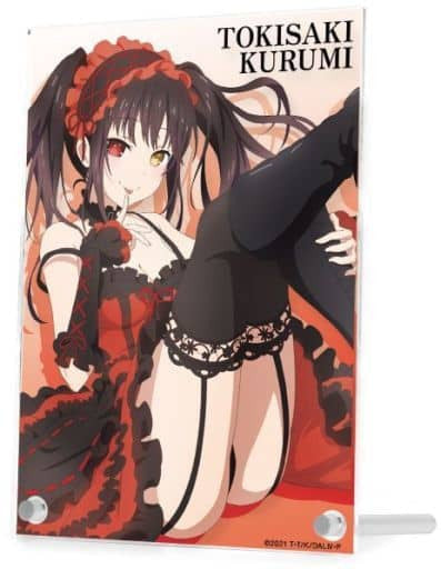 Kurumi Tokisaki Acrylic Art Panel - Date A Live IV (Approx 10.5x14.8cm, Pre-owne