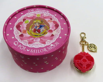 Cosmic Heart Ganache Cupcake Bag Charm - Q-pot. × Sailor Moon (8th Series) PVC Brass Metal, Approx. 3.8 x 3.4 x 2 cm (Pre-owned)