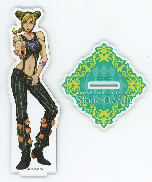 Jolyne Cujoh BIG Acrylic Stand - JoJo's Bizarre Adventure Part 6: Stone Ocean × Sweets Paradise (Medicos Entertainment) Pre-owned