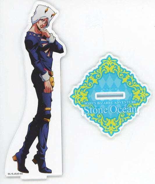 Weather Report BIG Acrylic Stand - JoJo's Bizarre Adventure Part 6 Stone Ocean × Sweets Paradise (Medicos Entertainment) Approx. 17 x 9.4 cm - Pre-owned