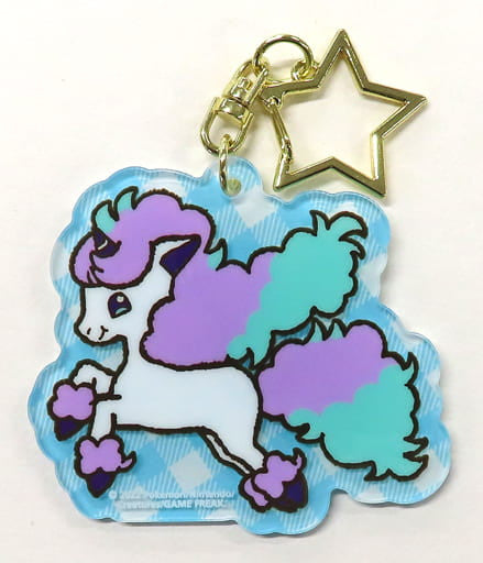 Henteko Cute Galarian Ponyta Acrylic Keychain