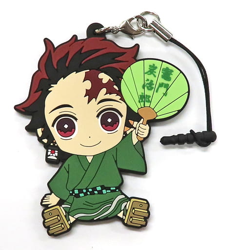 Tanjiro Kamado Demon Slayer: Kimetsu no Yaiba Petanko Summer Festival Version Vol. 1 Rubber Strap by Chugaikogyo