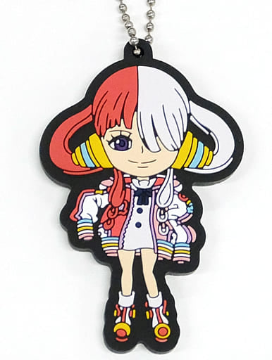 Uta One Piece Film Red Rubber Mascot Keychain Ichiban Kuji I Prize, Approx. 6.5 cm, Bandai Spirits