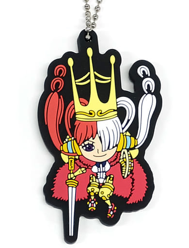 Uta Crown Rubber Mascot Keychain from One Piece Film Red -MORE BEAT- Ichiban Kuji Prize I