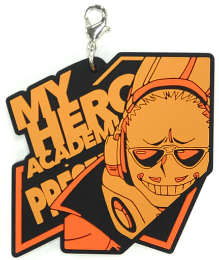 Present Mic Rubber Charm Keychain from My Hero Academia Ichiban Kuji L Prize, Length Approx. 6.5 cm, BANDAI SPIRITS