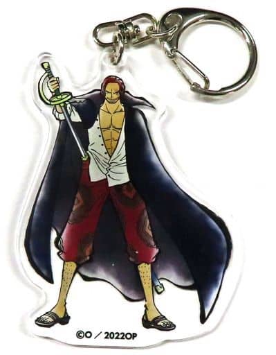 Shanks Acrylic Keychain - One Piece FILM RED Trading Acrylic Keychain (Approx. 70 mm) Chugai Kogyo