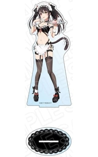 Kurumi Tokisaki Large Acrylic Stand - Date A Live IV (Nekomimi Swimsuit Maid, Pr