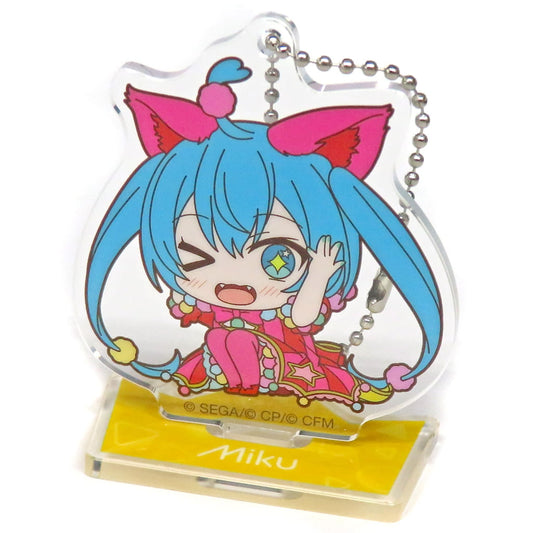 Hatsune Miku Project SEKAI COLORFUL STAGE! ViVimus Acrylic Keychain with Stand - MOVIC, Approx. 6.5 x 6.5 cm (Pre-owned)