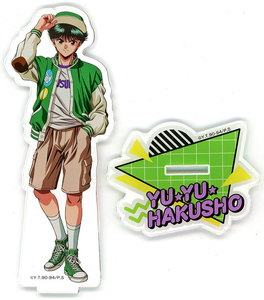 Yusuke Urameshi BIG Acrylic Stand Street Fashion ver. - Yu Yu Hakusho POP UP SHOP (Medicos Entertainment, Approx. 170 mm)