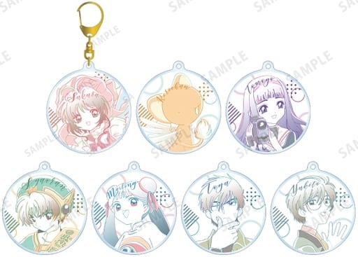 Cardcaptor Sakura lette-graph Trading Acrylic Keychain - Full 7-Piece Set (Approx. 66 mm) - ARMA BIANCA