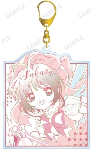 Sakura Kinomoto BIG Acrylic Keychain - Cardcaptor Sakura (Approx. 10 cm) ARMA BIANCA - Pre-owned