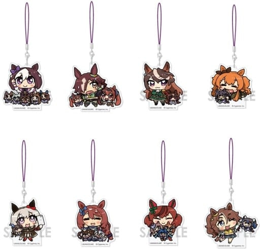 Umamusume Pretty Derby Acrylic Strap Set Vol.3 - Full 8-Piece Set (Sol Internati