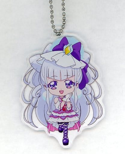 Cure Amour Acrylic Die-Cut Ball Chain Keychain - SD Pretty Cure All Stars - Pretty Store Limited (Toei Animation) (Pre-owned)
