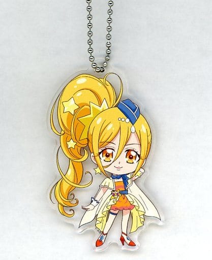 Cure Étoile Acrylic Die-Cut Ball Chain Keychain - Pretty Cure All Stars - Pretty Store Limited (Toei Animation) - Pre-owned - Approx. 8 x 5 cm