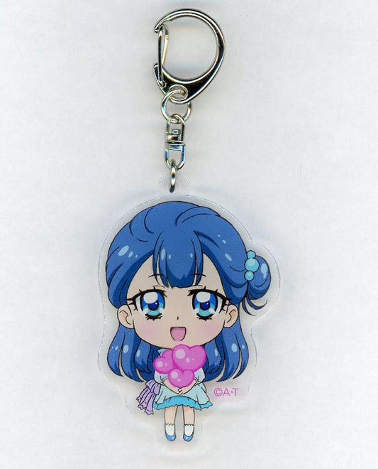 Saaya Yakushiji (Hug Pose) Acrylic Keychain - HUGtto! Pretty Cure - Toei Animation - Approx. 6.5 x 5 cm - Pre-owned
