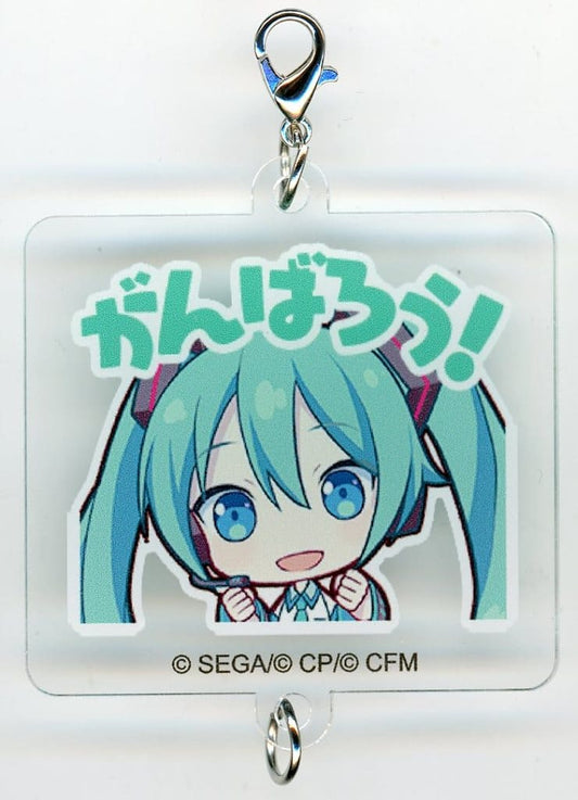 Hatsune Miku Acrylic Charm Collection Vol.7 A (Project SEKAI COLORFUL STAGE! feat. Hatsune Miku) - Sega - Approx. 48 x 53 mm - Pre-owned