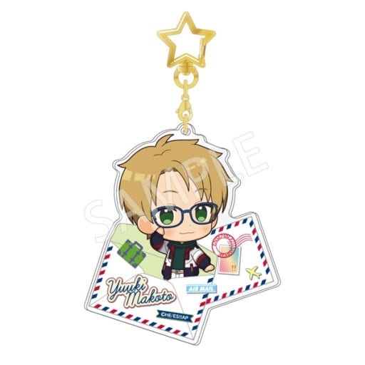 Makoto Yu Air Mail Keychain – Ensemble Stars!! Road to Show!!