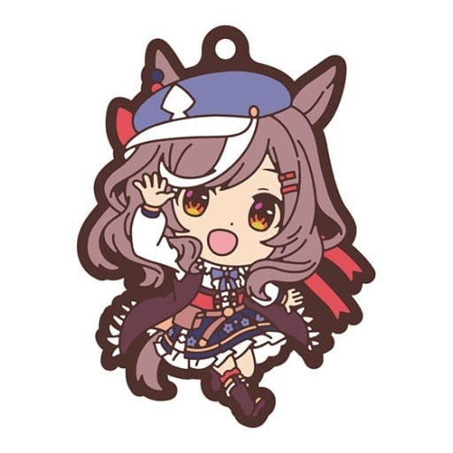 Machikane Tannhauser Rubber Magnet - Umamusume Pretty Derby Minna de Jump! Rubber Magnet 2 (Bandai, Used - Capsule Toy, Ball Chain)